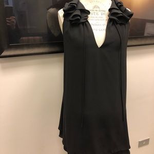 Amanda Uprichard sexy black dress